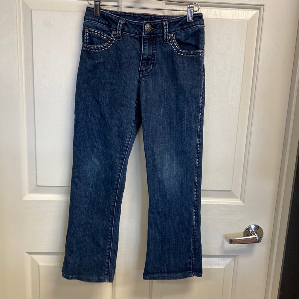 Rock 47 Girls Jeans size 12 regular, Pockets front and back EUC Cotton